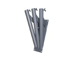 e-supporto a muro a 3 sedi per aste in alluminio diametro 22 art.134-3.jpg